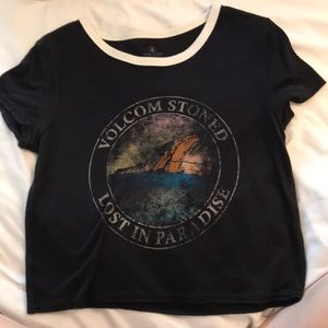 Volcom Crop Top “Volcom Stoned Lost in Paradise”